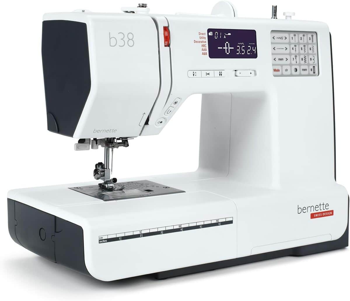 Test de la machine à coudre Bernette B38