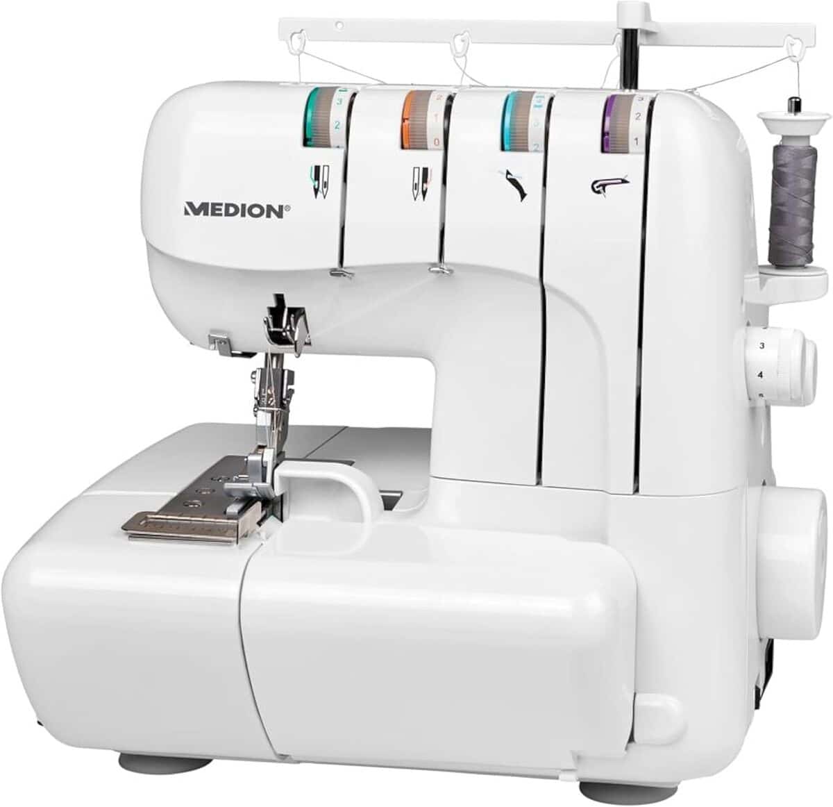 Test : machine à coudre Medion Overlock MD18030, performance et précision
