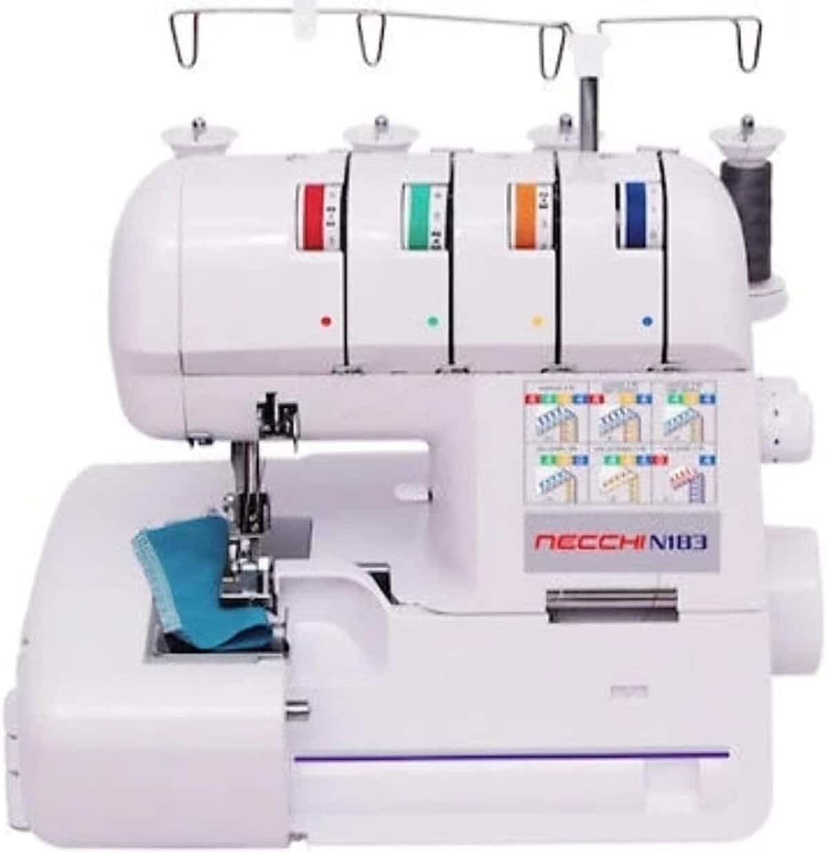 Test de la machine à coudre Necchi N183 : performances et design blanc