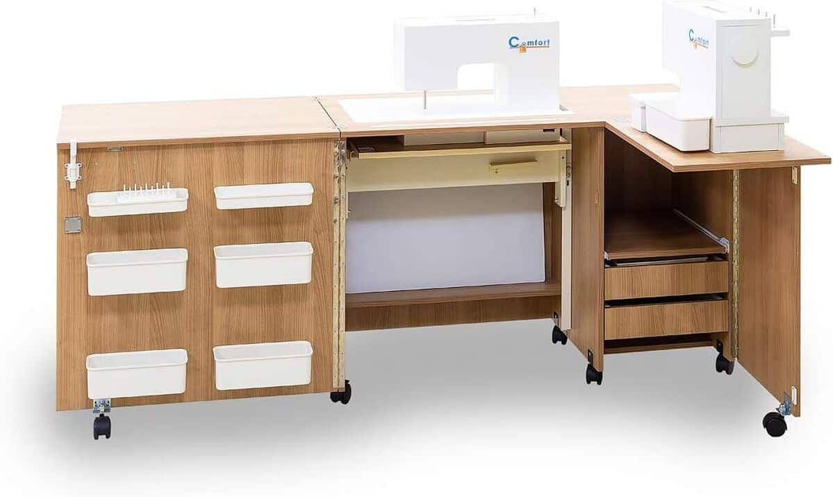Test : table à coudre Comfort 5 avec air-lifter 10 kg