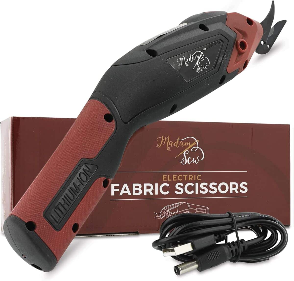 Test : ciseaux électriques Madam Sew pour coupe de tissu
