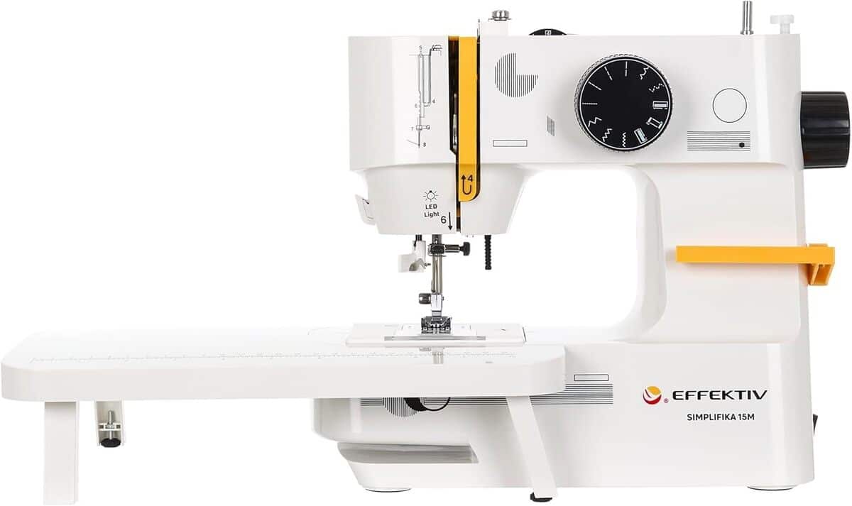Test : machine à coudre compacte Effektiv Simplifika 15 m