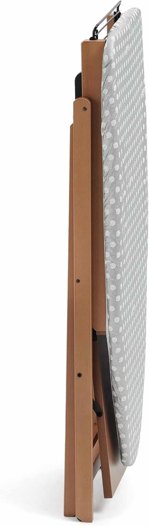 Arredamenti Italia AR_IT- 622 ASTIR Planche à Repasser Pliable, Non réglable en Hauteur, Hêtre Massif Couleur Cerise 135 x 45 x h87 cm