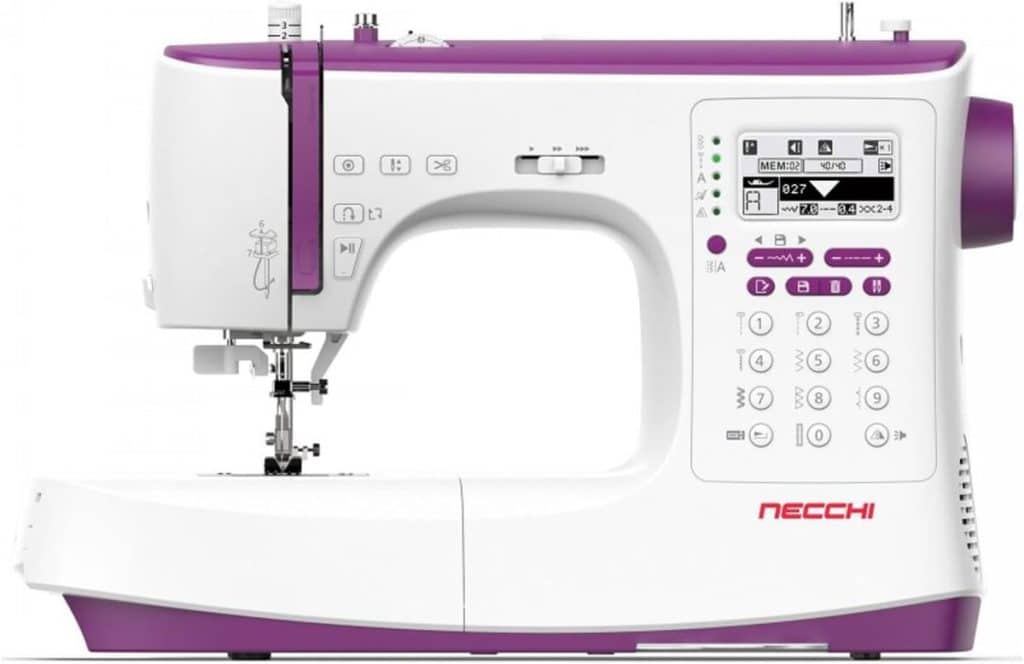 Test de la necchi NC-204D avec table d'extension