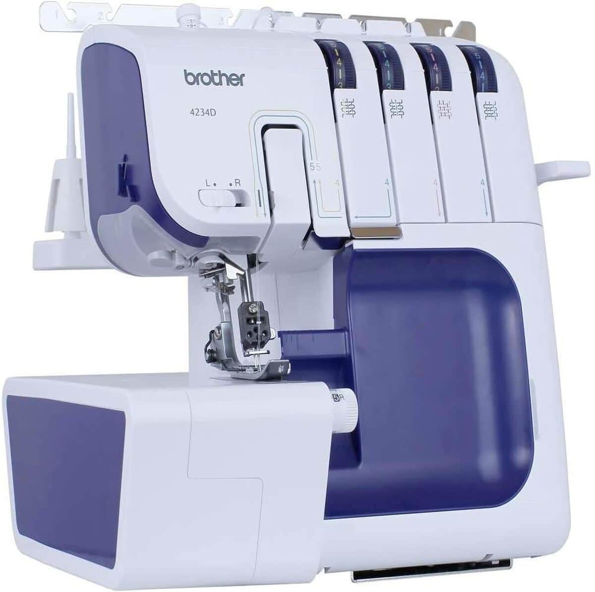 Test de la surjeteuse Brother 4234D blanche