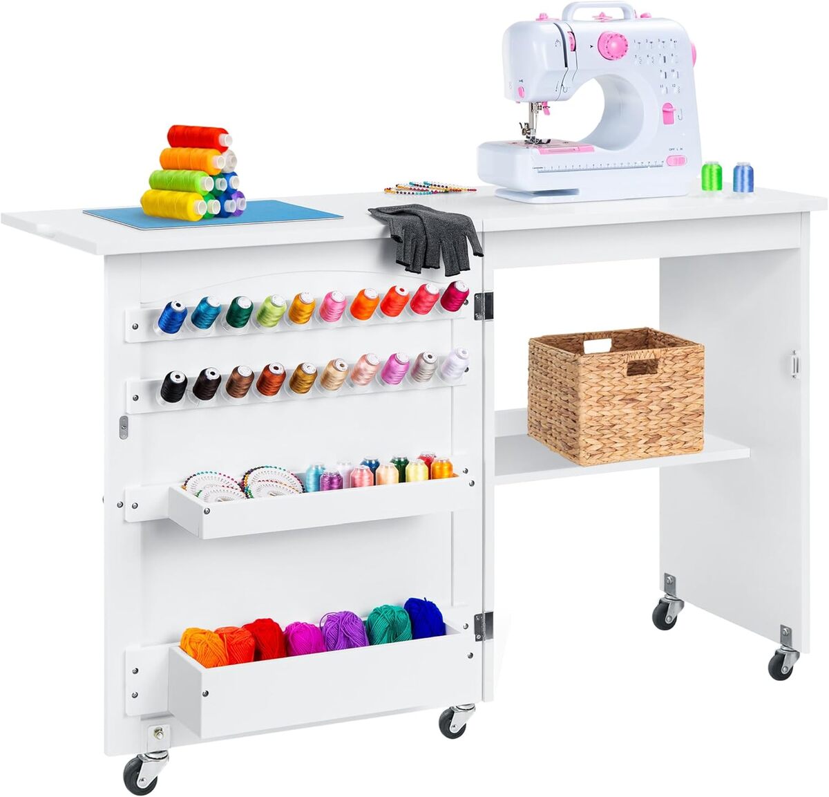Test de la table de couture pliable multifonction Best Choice Products