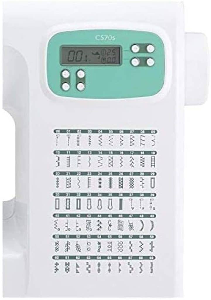 Test : machine à coudre Brother CS70S, 70 points pour le patchwork