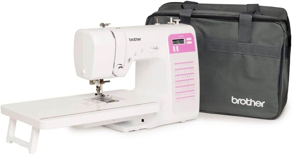 Test de la machine à coudre Brother CX70PES : 70 points pour des créations illimitées