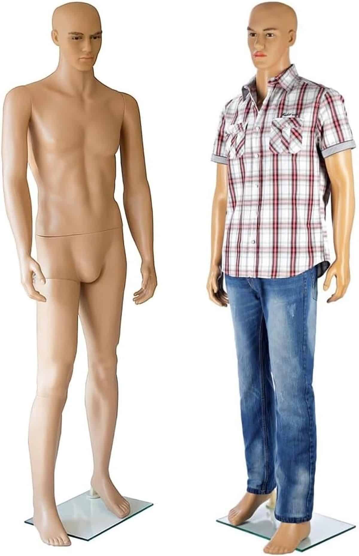 Test du mannequin de vitrine Melko 185 cm : stabilité et élégance
