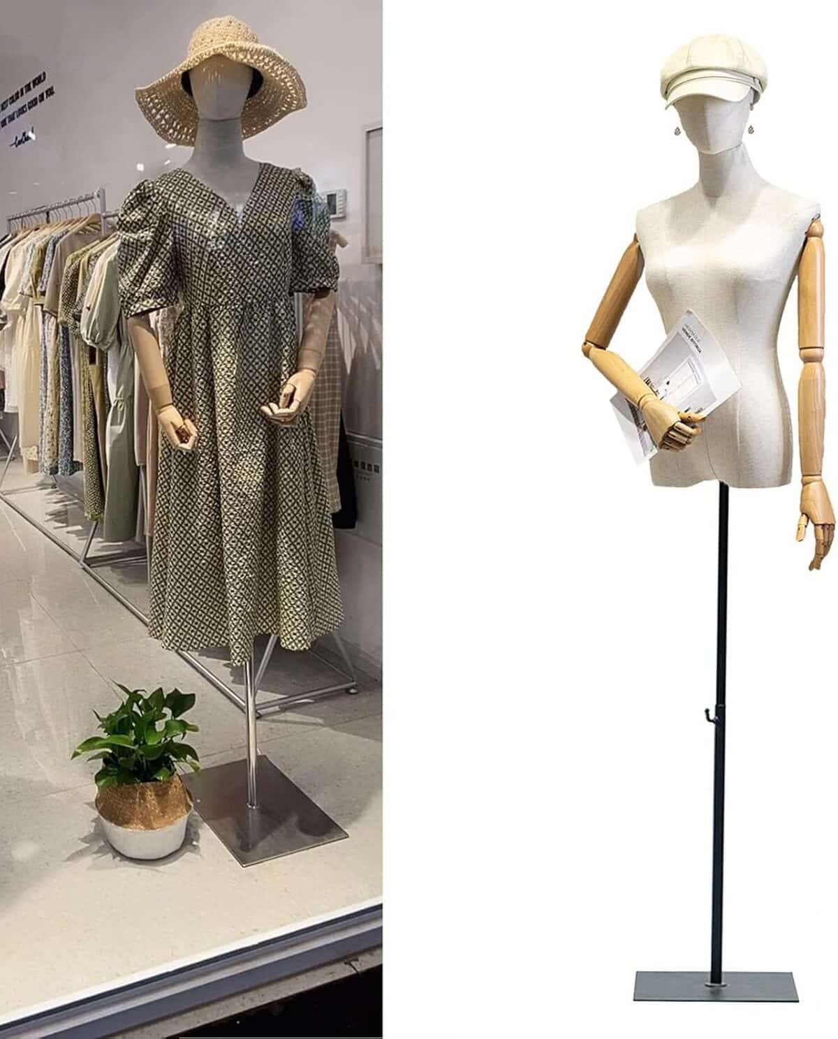 Test du mannequin Jueraori : buste femme ajustable 140-190 cm