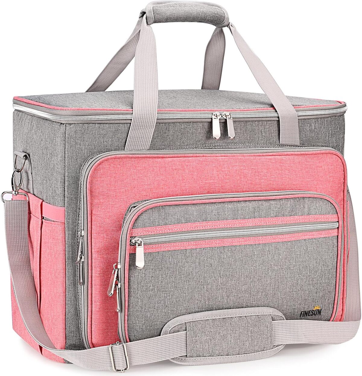 Test : étui de transport FINESUN pour machine à coudre, sac universel rose