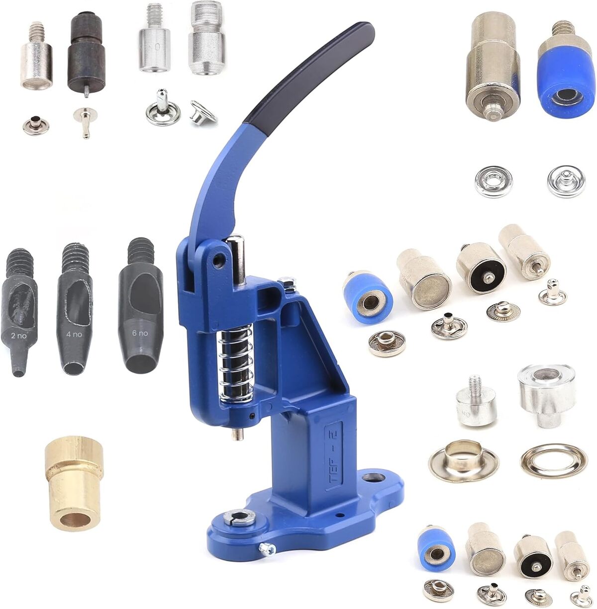 Test : kit de presse à main en cuir pour rivets et œillets