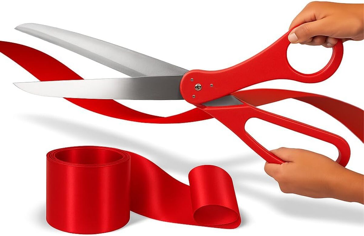 Test : kit découpe ruban 63, 5 cm et ciseaux cérémonies