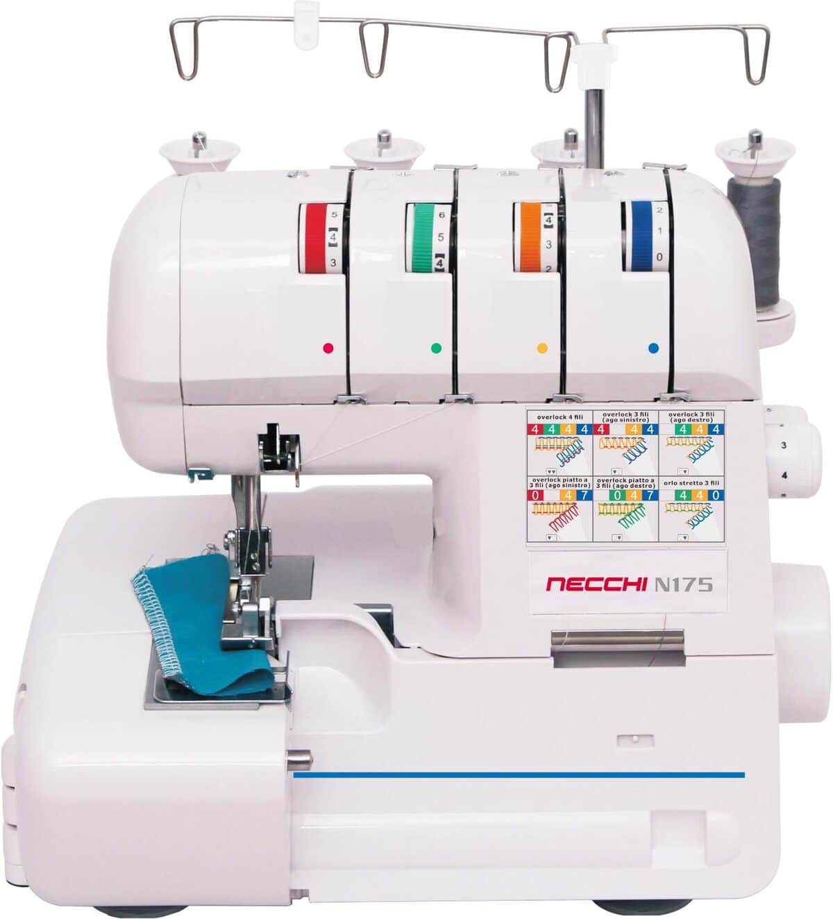Test surjeteuse Necchi 175 : pratique à 3 ou 4 fils