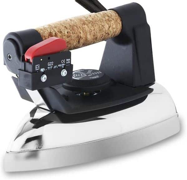 EOLO Système de Repassage GV03 INOX Professionnel En Fer A Repasser Avec Déflecteur Vapeur En Cuivre Economie d’Energie Resistance Extérieure Anticalcaire Coque En Acier Inoxydable Garantie 5 Ans A++