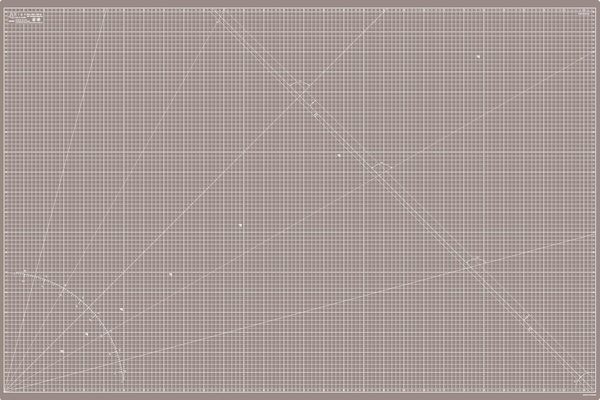 Elan Tapis de Découpe 100x150 CM Noir, Tapis de Coupe Auto-cicatrisant 100x150 CM, Planche de Découpe à 5 Couches, Self-Healing Cutting Mat