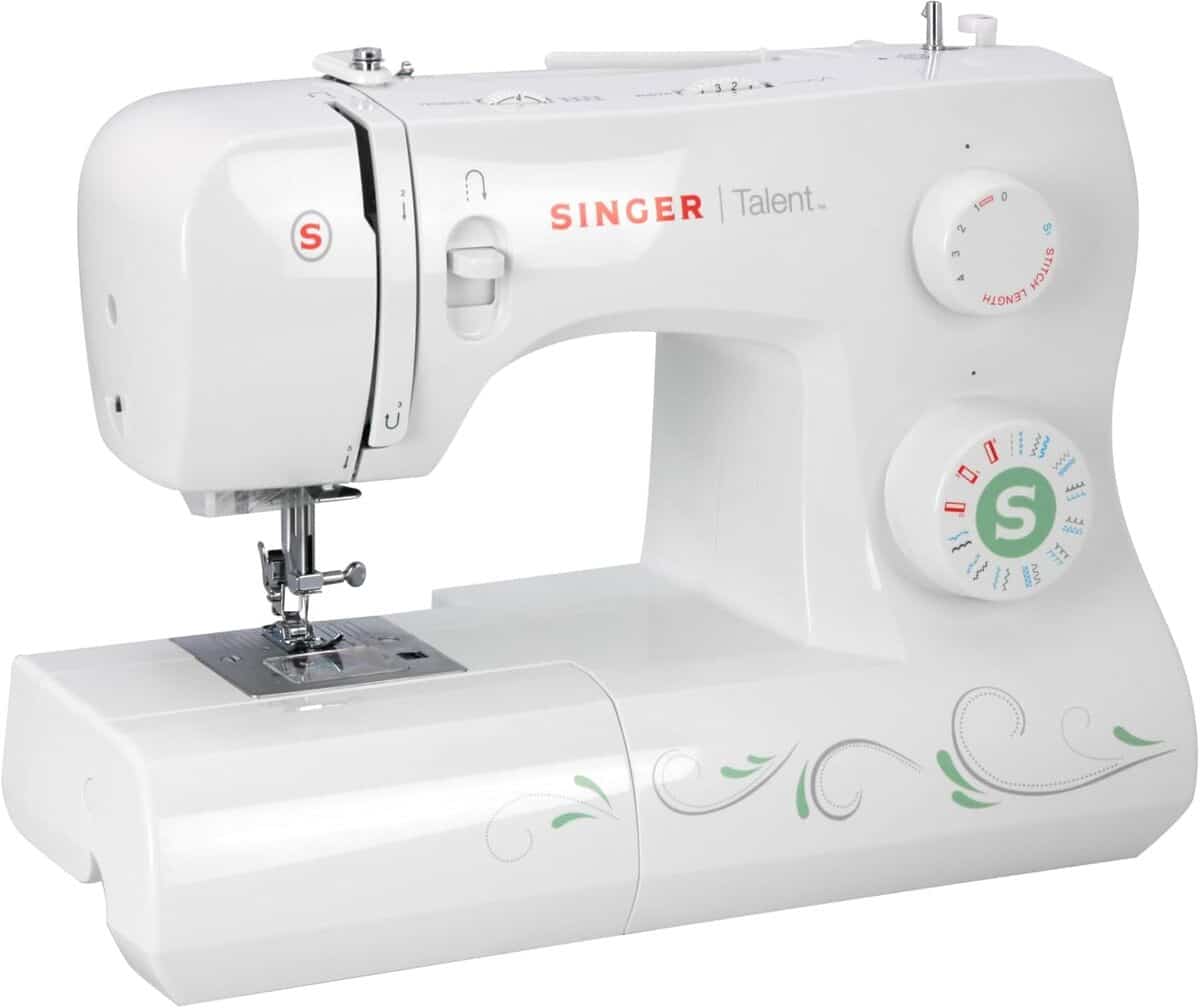 Test Singer 3321 : machine à coudre Talent blanc