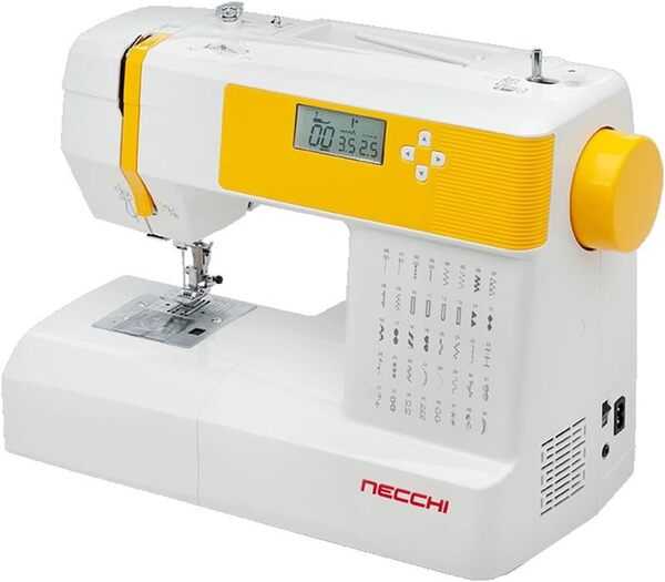 Necchi HP04 machines à coudre électronique 40 points nterno en aluminium moulé sous pression, coque en ABS diplay LCD