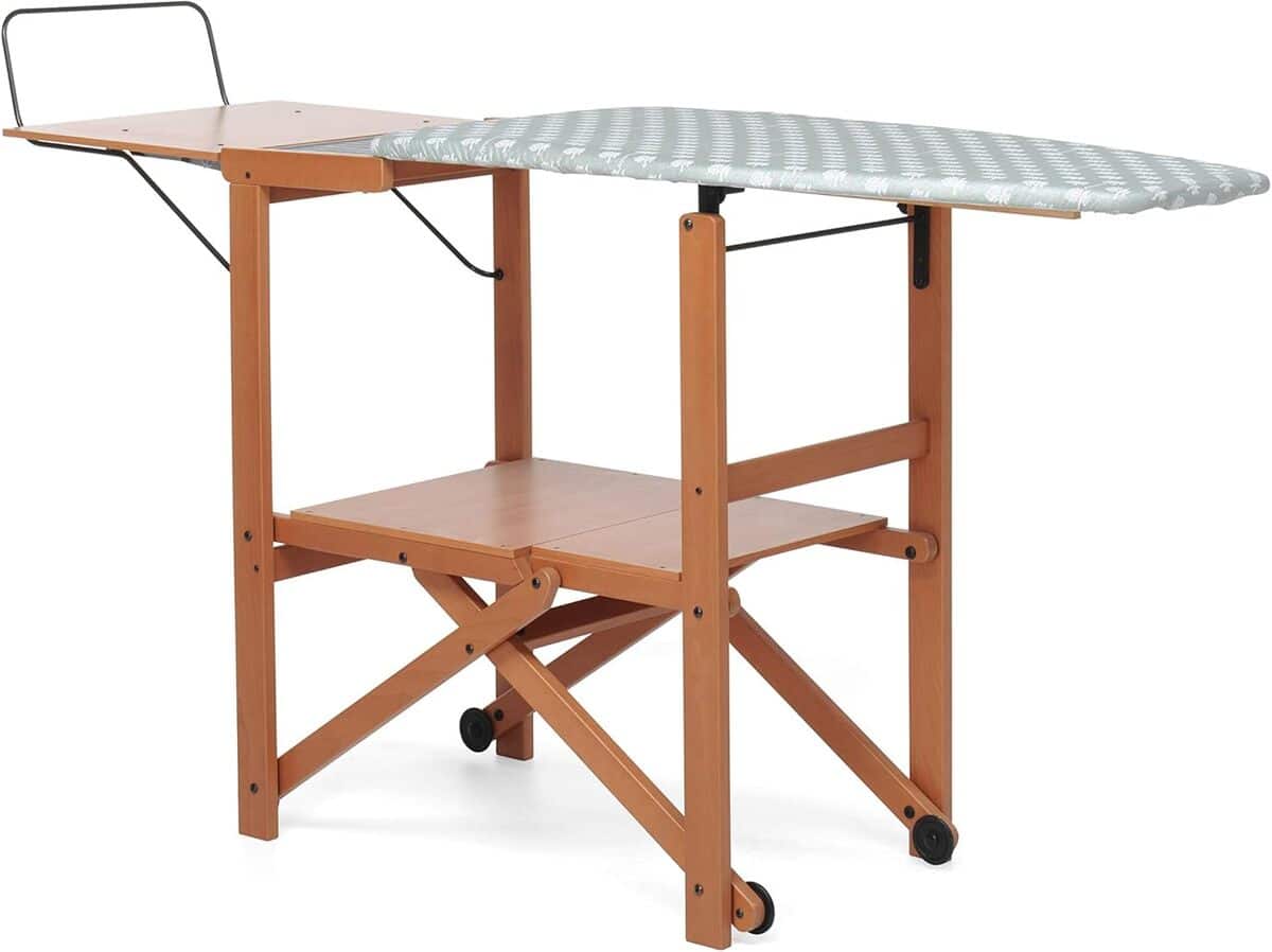 Test de la table à repasser pliante Foppapedretti noyer