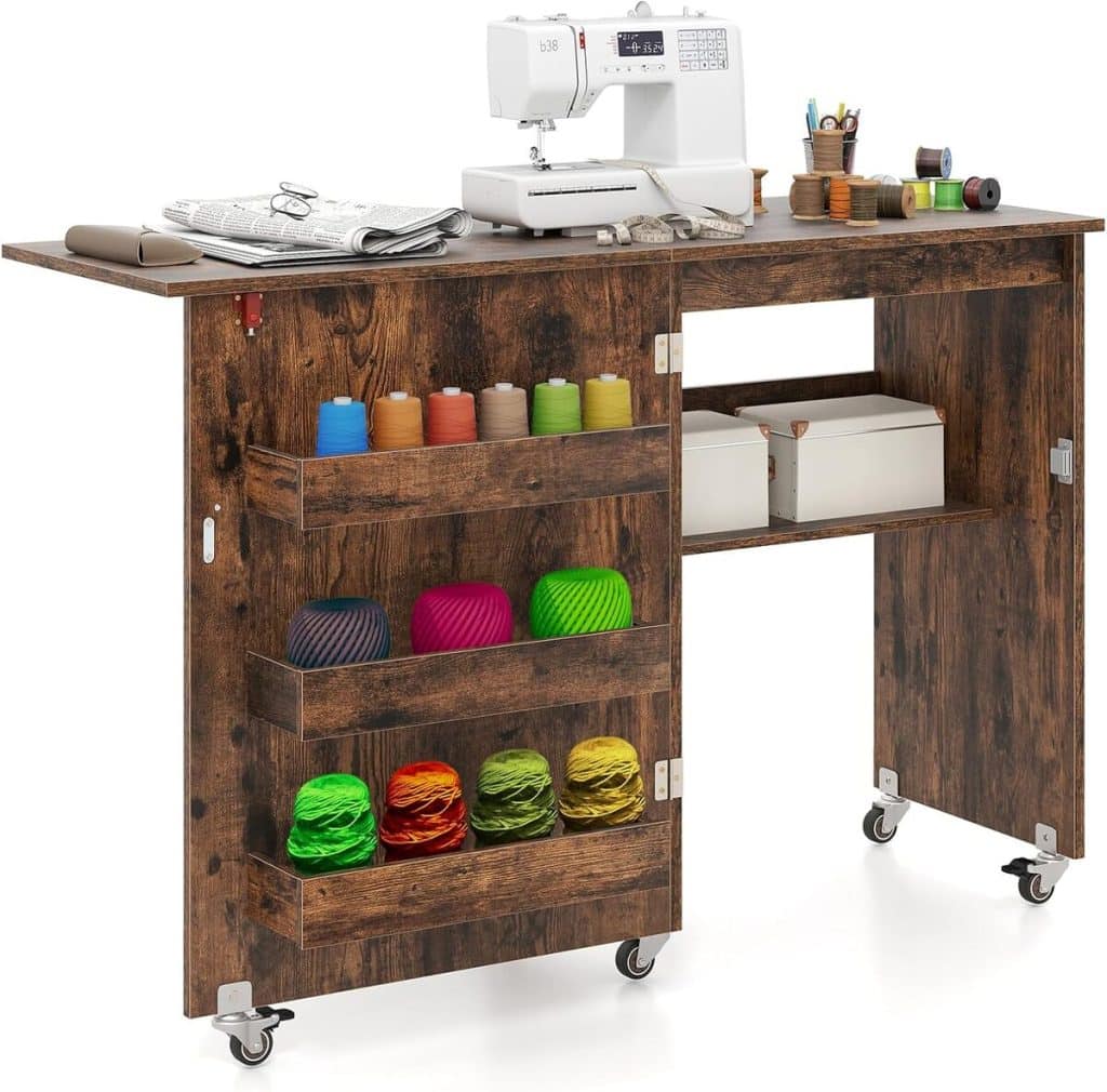 Test : table de couture pliable Relax4Life avec chargeur intégré