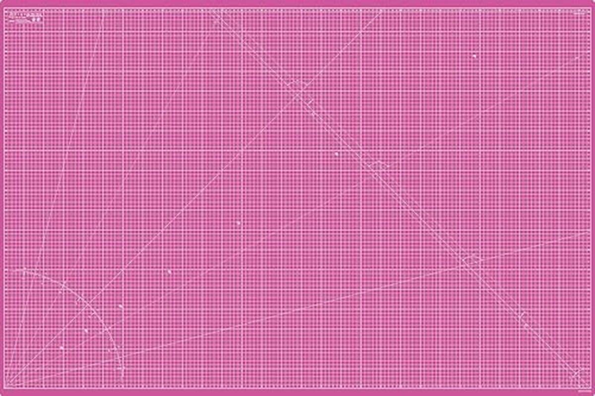 Test : tapis de découpe Elan auto-cicatrisant 100x150 cm rose