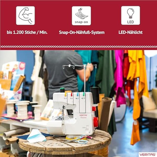 Découvrez notre analyse approfondie de la surjeteuse Veritas Simone avec une garantie de 5 ans : performance, durabilité et fonctionnalités pour des créations impeccables.