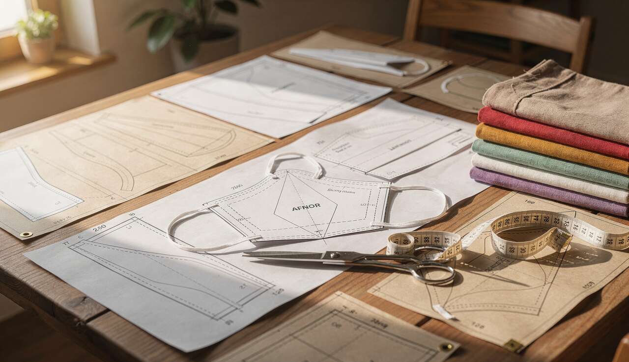 Le guide afnor : un standard pour les patrons de masques