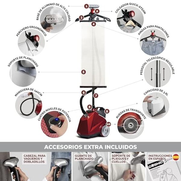 Découvrez notre avis sur le défroisseur RHINO COSMIC 2350W. Sa rapidité et son efficacité vous surprendront : performance et innovation au rendez-vous.