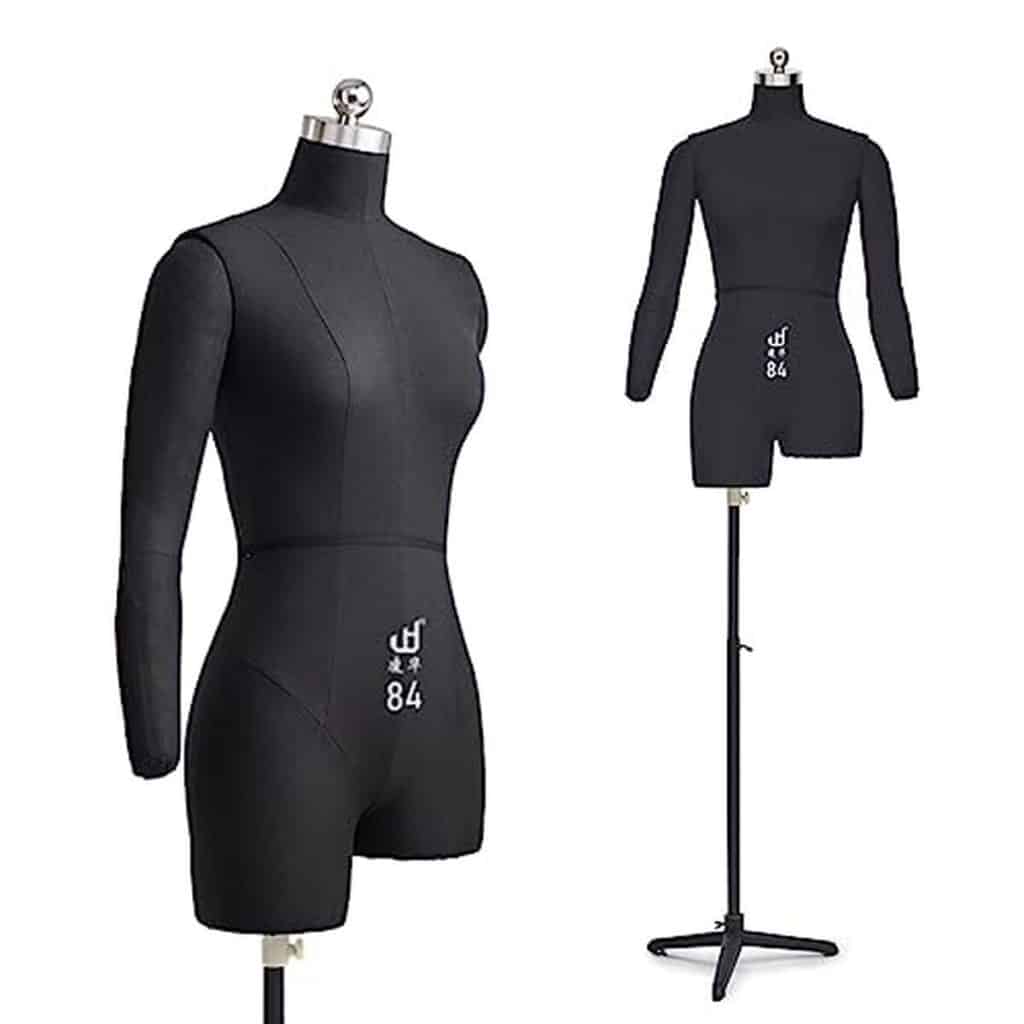 Avis sur le buste de couture mannequin femelle grandes noir