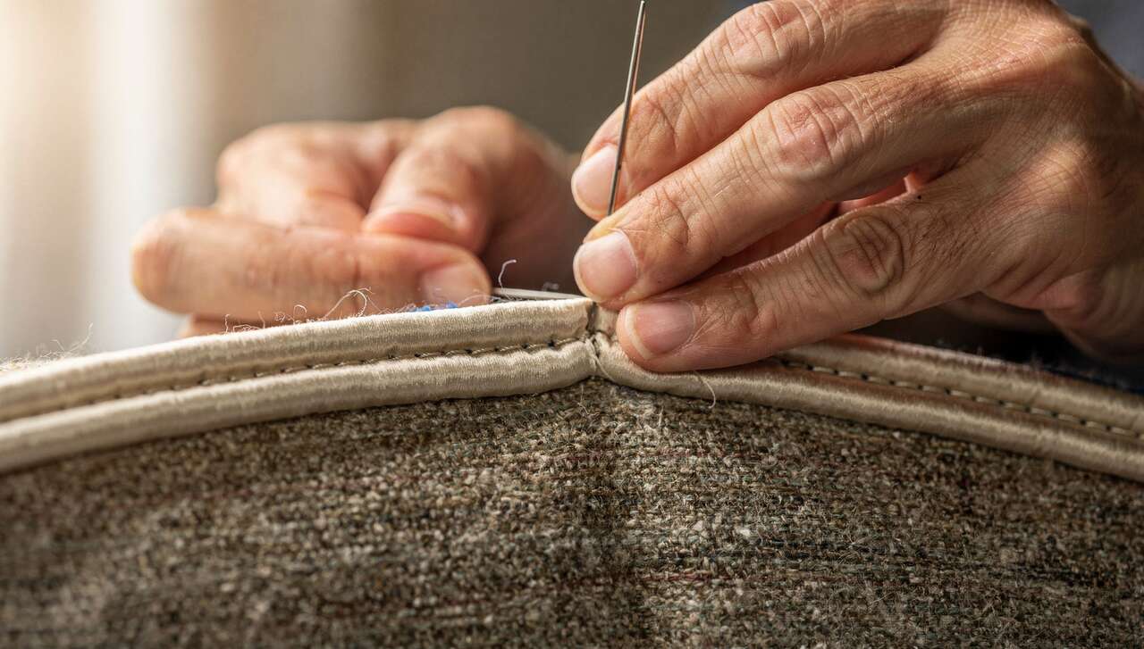 Comment coudre du passepoil sur le bord d'un tissu ?