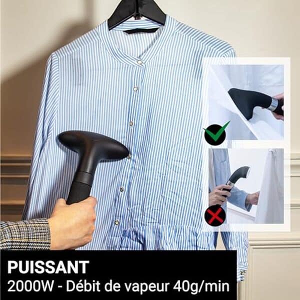 Découvrez notre test complet du défroisseur vapeur SteamOne T2000B : puissance 2000W, efficacité professionnelle et avis détaillé pour un repassage sans plis. 