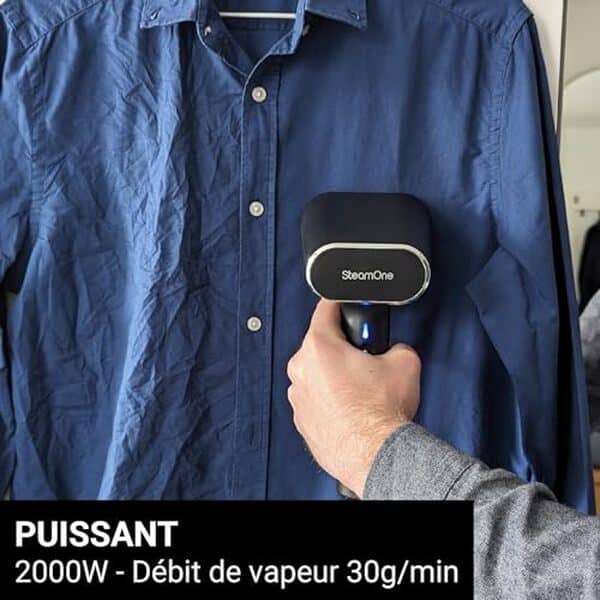 Découvrez notre test complet du défroisseur vapeur SteamOne Karl EUNS150B : puissance, praticité en voyage et performances. Avis détaillé et conseils d'achat. 