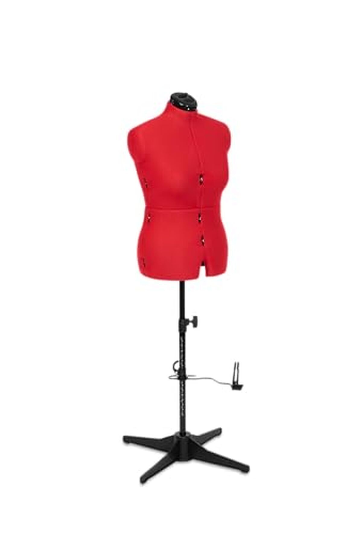 Test : mannequin de couture Adjustoform 8 pièces, taille UE 44-50, rouge coquelicot