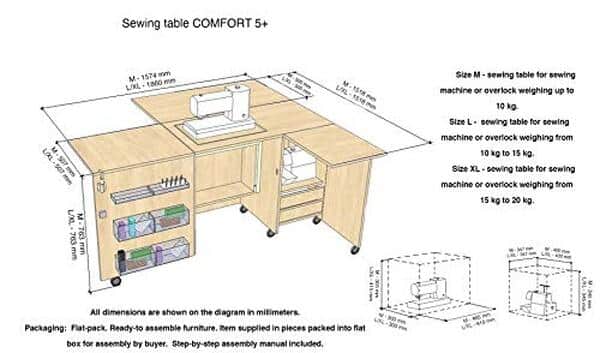 Découvrez notre test détaillé de l'armoire à coudre Comfort 5+ Premium White : caractéristiques, avantages et avis pour bien choisir votre meuble de couture. 
