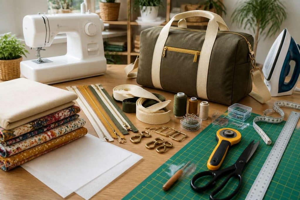 Sac de voyage cousu main : tutoriel facile