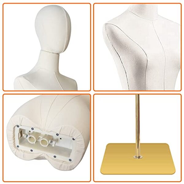 Découvrez notre avis détaillé sur le mannequin de couture féminin avec tête amovible et support doré : caractéristiques, avantages et recommandations pour bien choisir. 