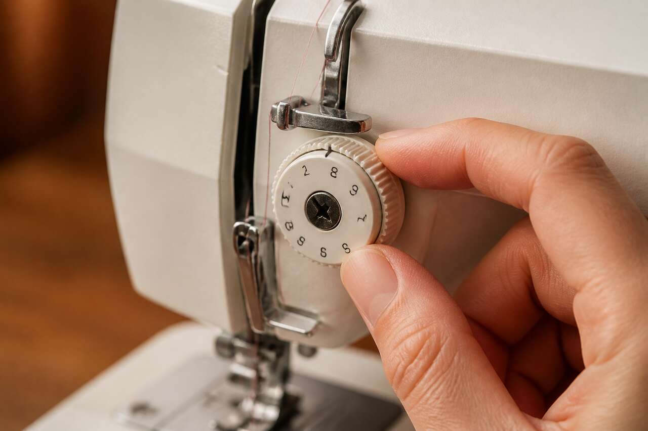 Réglage de la tension du fil supérieur étape par étape