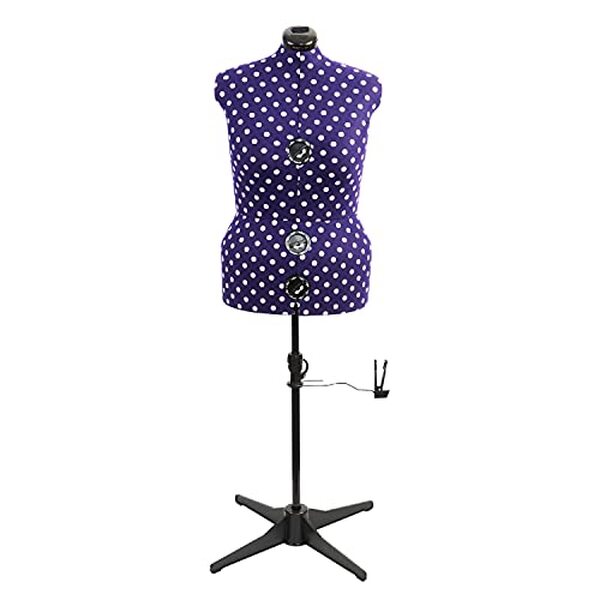 Découvrez notre test détaillé du mannequin couture réglable violet avec motif à pois taille L : qualité, fonctionnalités et avis pour vos projets de couture. 