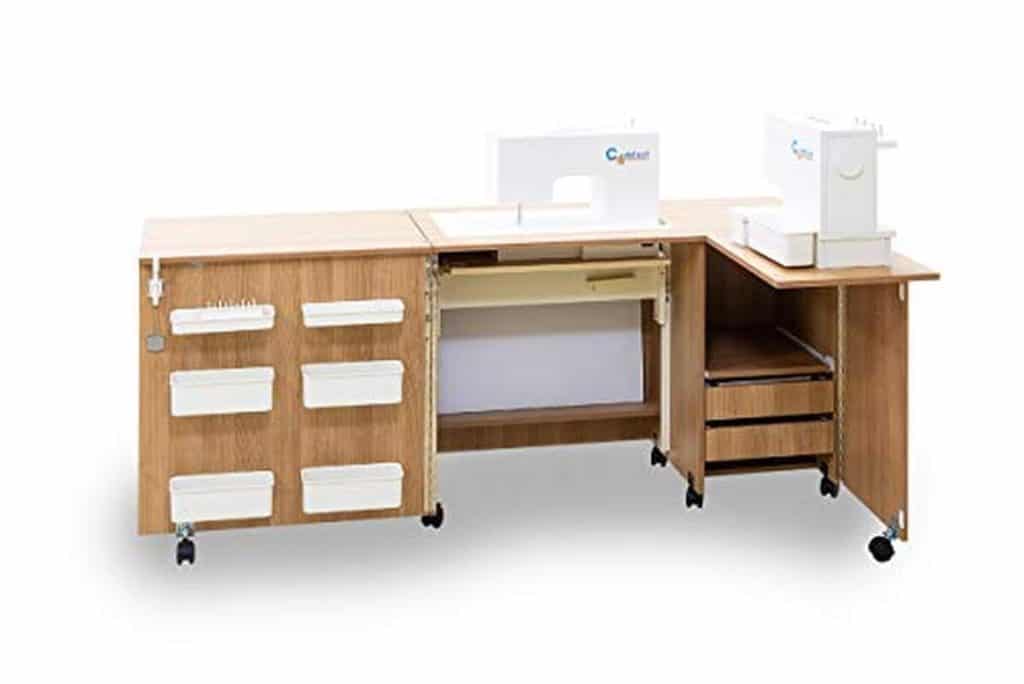 Test : armoire à coudre Comfort 5+ Premium White