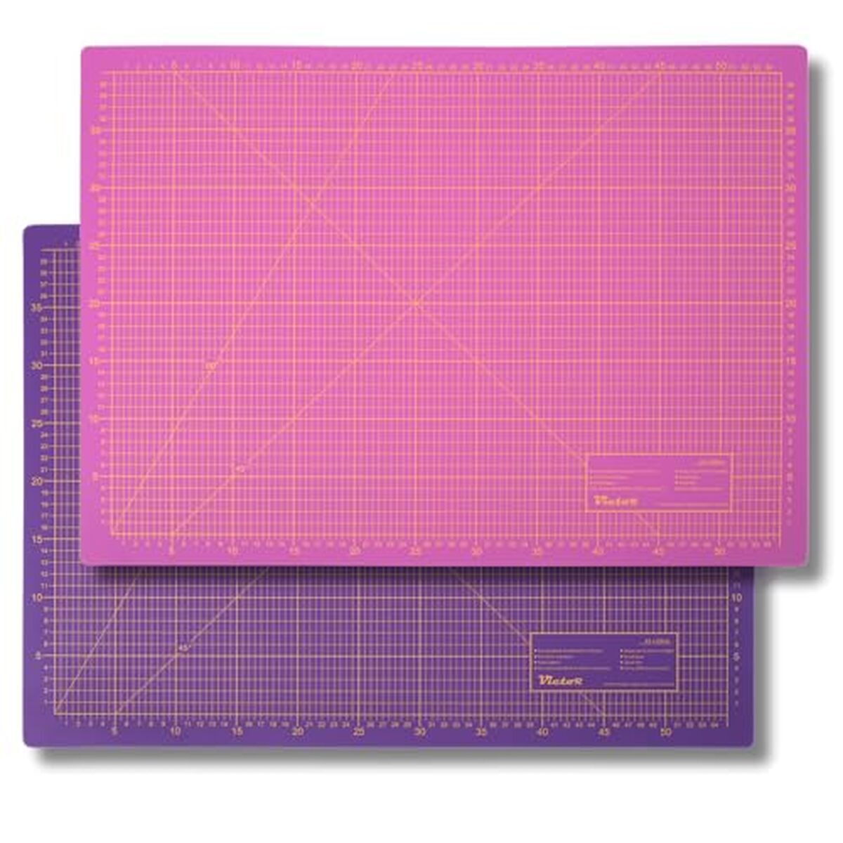 Test du tapis de découpe Victor Violet rose auto-cicatrisant taille A0