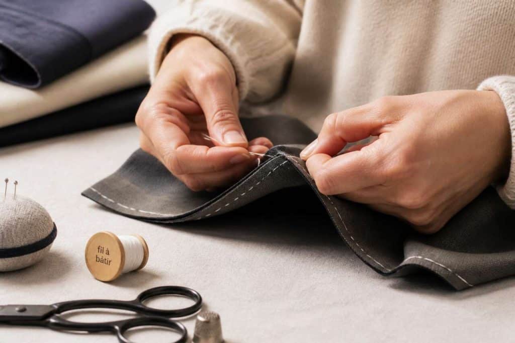 Comment bien utiliser le fil à bâtir en couture ?