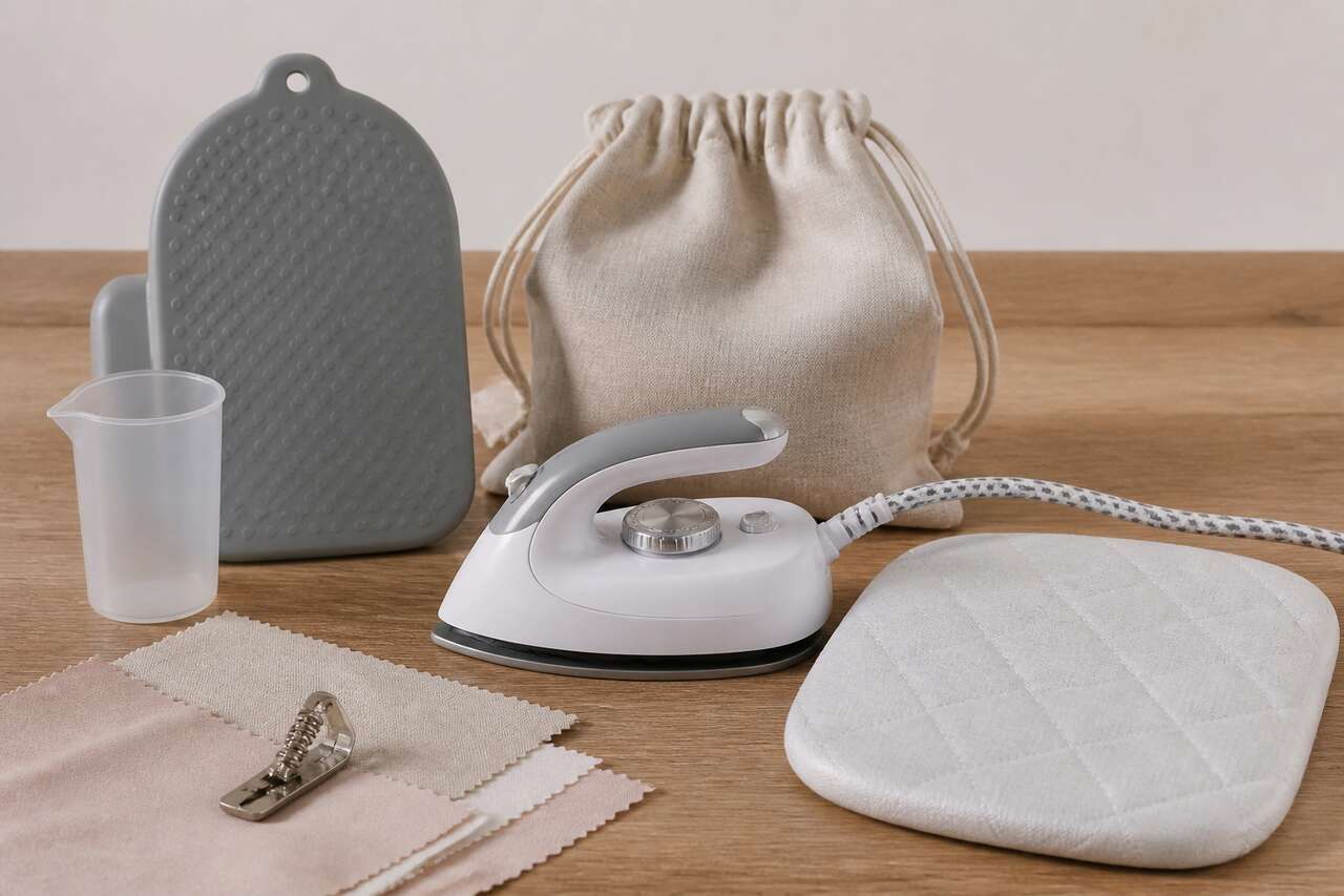 Mini fer de couture et accessoires de pressage: quand c&rsquo;est indispensable
