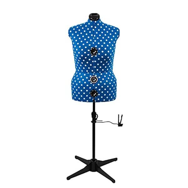 Découvrez notre avis complet sur le mannequin couture réglable à pois bleu taille L : qualité, fonctionnalités et avantages pour vos projets de couture. 