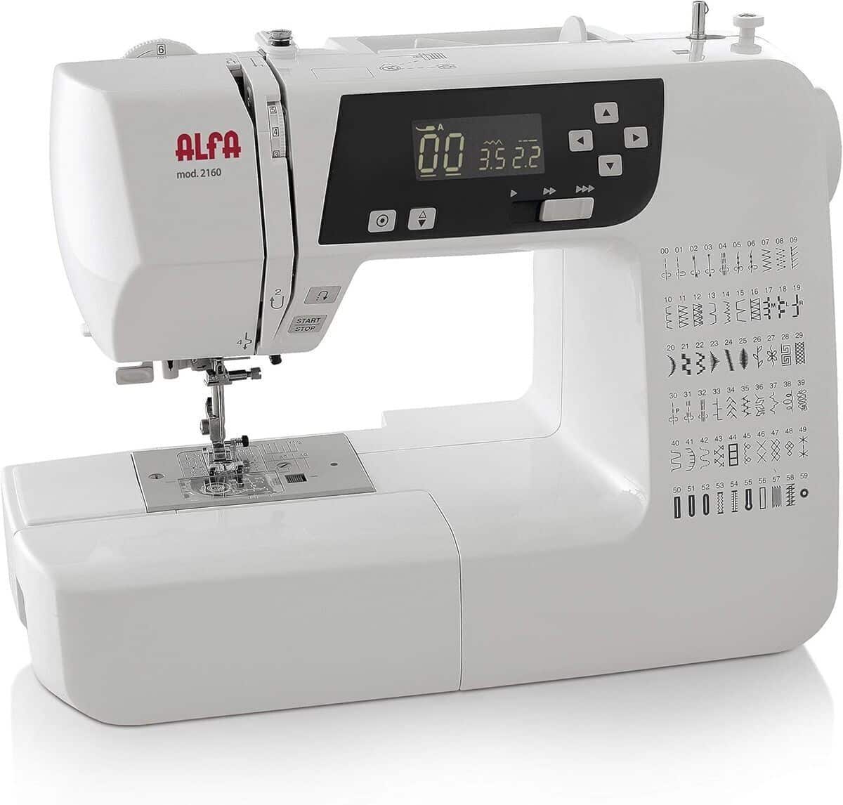 Test de la machine à coudre Alfa Modelo 2160