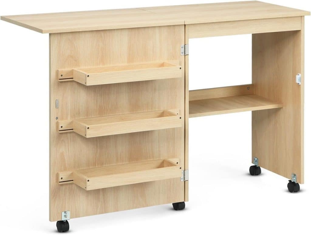Test de la table de couture pliante Dreamade : fonctionnalité et design compact