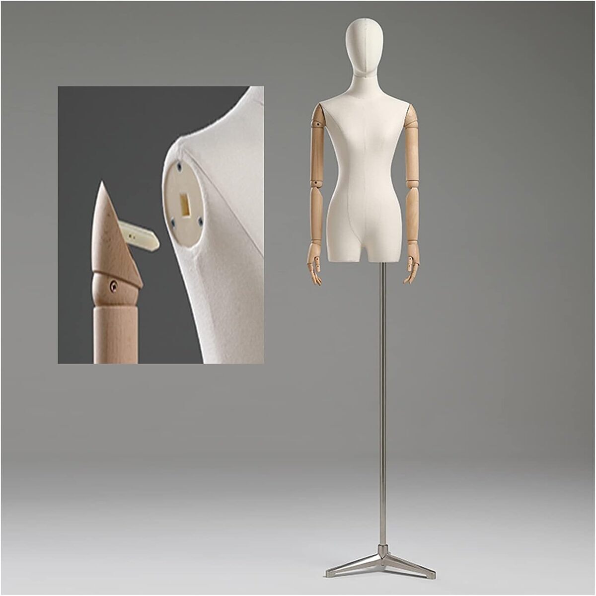 Test du mannequin couture Jianfei : réglable et robuste pour un affichage élégant