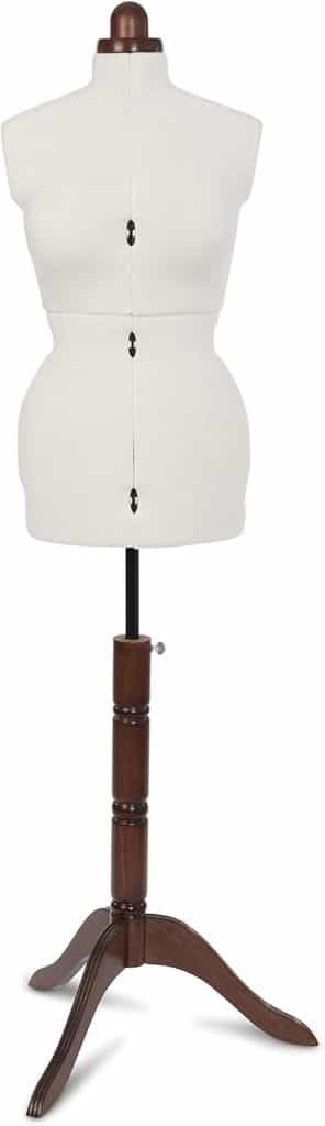 Test du mannequin de couture Adjustoform Lady valet taille réglable