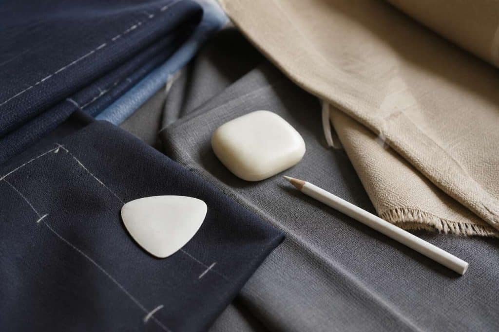 Comment marquer le tissu : craie, savon, crayon ?