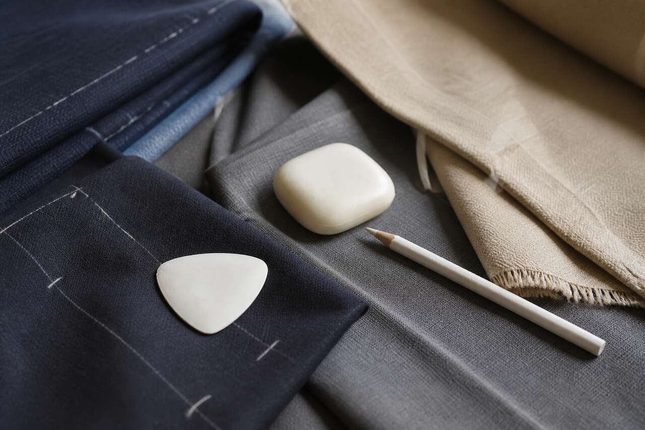 Comment marquer le tissu : craie, savon, crayon ?