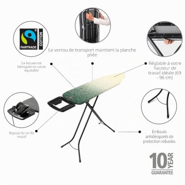 Découvrez notre test complet de la table à repasser Brabantia B New dawn. Analyse détaillée de sa fonctionnalité, stabilité et performances pour un repassage efficace. 
